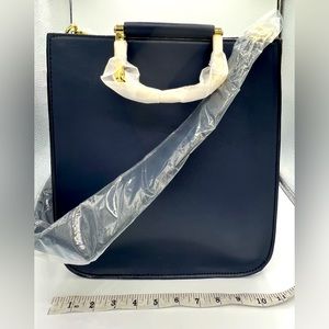 🌺Gianni Bini Navy Blue Devandra Satchel NWT🌸🌺